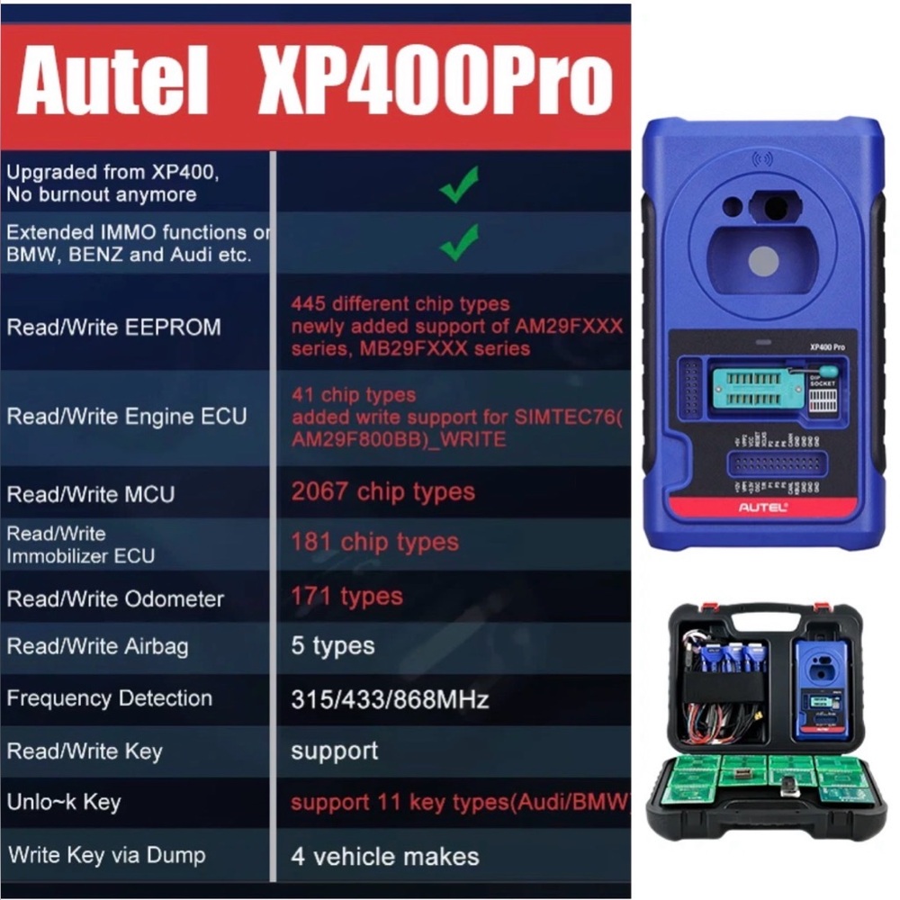 Autel XP400 PRO Key Programming Accessory Kits for IM608 PRO IM508S Diagnostic - Picture 6 of 9